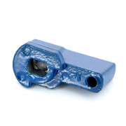 Ручка флажок для шарового крана мини (синего цвета), алюминий MA009LL-B