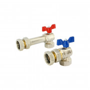 Комплект кранов шаровых угловых ВВ 1