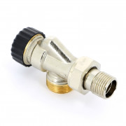 Вентиль термостатический угловой-осевой НН 1/2