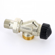 Вентиль термостатический угловой-осевой НН 1/2