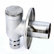 Сифон 32 мм х 22 мм (штуцер) для бытовой техники с пружинным клапаном 390 3/4'