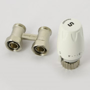 Комплект Uni-Fitt нижнего подключения для радиаторов Buderus, Vogel&Noot, прямой