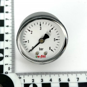 Манометр аксиальный 6 бар, диаметр 50 мм, 1/4