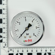 Манометр аксиальный 6 бар, диаметр 63 мм, 1/4