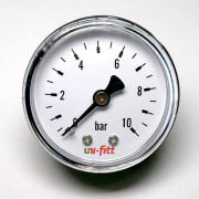 Манометр аксиальный 10 бар, диаметр 50 мм, 1/4