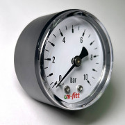 Манометр аксиальный 10 бар, диаметр 50 мм, 1/4