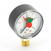 Манометр радиальный с индикаторной стрелкой 4 бар, диаметр 50 мм, 1/4