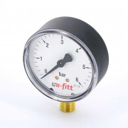 Манометр радиальный 16 бар, диаметр 80 мм, 1/2