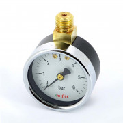 Манометр радиальный 6 бар, диаметр 50 мм, 1/4