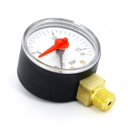 Манометр радиальный с индикаторной стрелкой 16 бар, диаметр 50 мм, 1/4