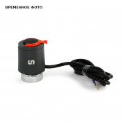 Привод термоэлектрический 230 В нормально закрытый, черный, кабель 1 м