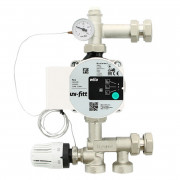 Насосно-смесительная группа SOLOMIX MINI с накидной гайкой 1