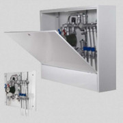 Шкаф наружный глубокий 450 мм (ШРН-1-180) с внутренней дверцей 38118W650450