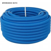 Гофра 40 мм синяя (для труб 32 мм), 30 м