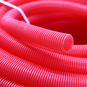 Гофра 25 мм красная (для труб 16-20 мм), 100 м 881E254000R