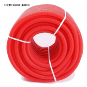 Гофра 40 мм красная (для труб 32 мм), 30 м