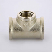 Тройник В 3/4' х 1/2' х 3/4' никелированный 10130N050405