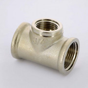 Тройник В 3/4' х 1/2' х 3/4' никелированный 10130N050405