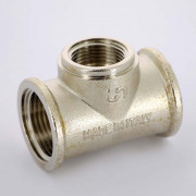 Тройник В 1' х 3/4' х 1' никелированный 10130N060506