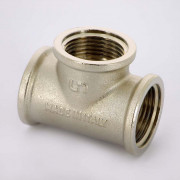 Тройник В 1' никелированный 10130N060606