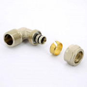 Угол обж-Н 16 х 1/2' никелированный 10322N001604