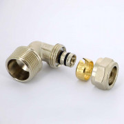 Угол обж-Н 16 х 3/4' никелированный 10322N001605