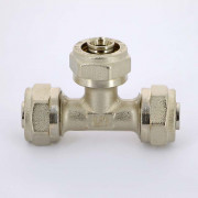 Тройник обж 16 никелированный 10330N161616