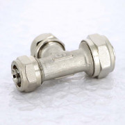 Тройник обж 20 х 16 х 16 никелированный 10330N201616