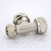 Тройник обж 20 х 16 х 20 никелированный 10330N201620