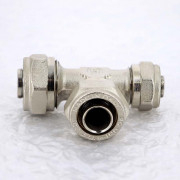 Тройник обж 20 х 16 х 20 никелированный 10330N201620