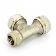 Тройник обж 20 х 20 х 16 никелированный 10330N202016