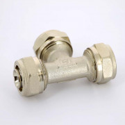 Тройник обж 20 никелированный 10330N202020