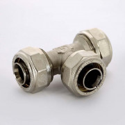 Тройник обж 26 никелированный 10330N262626