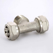 Тройник обж-Н-обж 20 х 1/2' x 20 никелированный 10332N200420