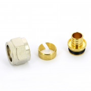 Соединитель обжим-В 16(2.0) х 1/2