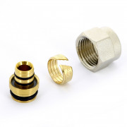 Соединитель обжим-В 20(2.8)х3/4