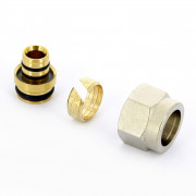 Соединитель обжим-В 20(2.8)х3/4