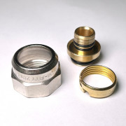 Соединитель обжим-В 20(2.8) х 3/4