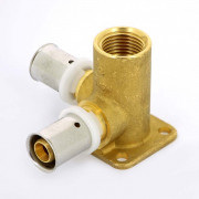 Водорозетка пресс-В 16 х 1/2' x 16 3-х плоскостная 10523G160416