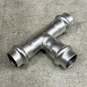 Тройник пресс 15, нержавеющая сталь