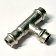 Тройник пресс 18 х 15 х 15, нержавеющая сталь