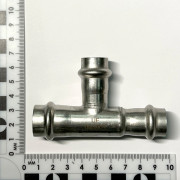 Тройник пресс 18 х 15 х 15, нержавеющая сталь