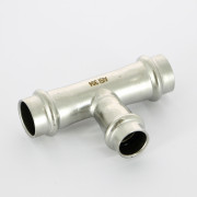 Тройник пресс 18 х 15 х 18, нержавеющая сталь