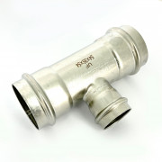 Тройник пресс 54 х 35 х 54, нержавеющая сталь