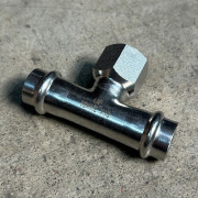 Тройник пресс-В 18 х 1/2