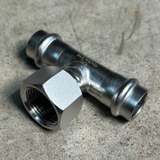 Тройник пресс-В 18 х 3/4