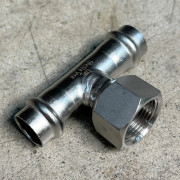 Тройник пресс-В 18 х 3/4