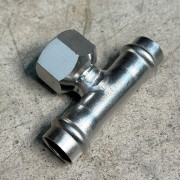 Тройник пресс-В 18 х 3/4