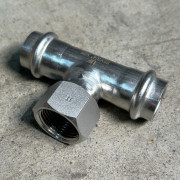 Тройник пресс-В 22 х 3/4