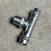 Тройник пресс-Н 15 х 1/2